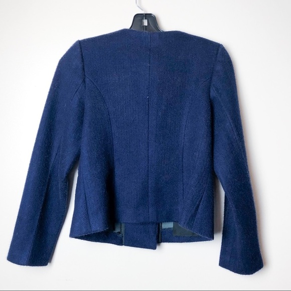 Minh Li Blue Zip Up Coat - Picture 5 of 6